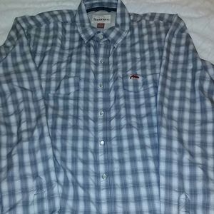 Men's SIMMS sky fishing long sleeve shirt